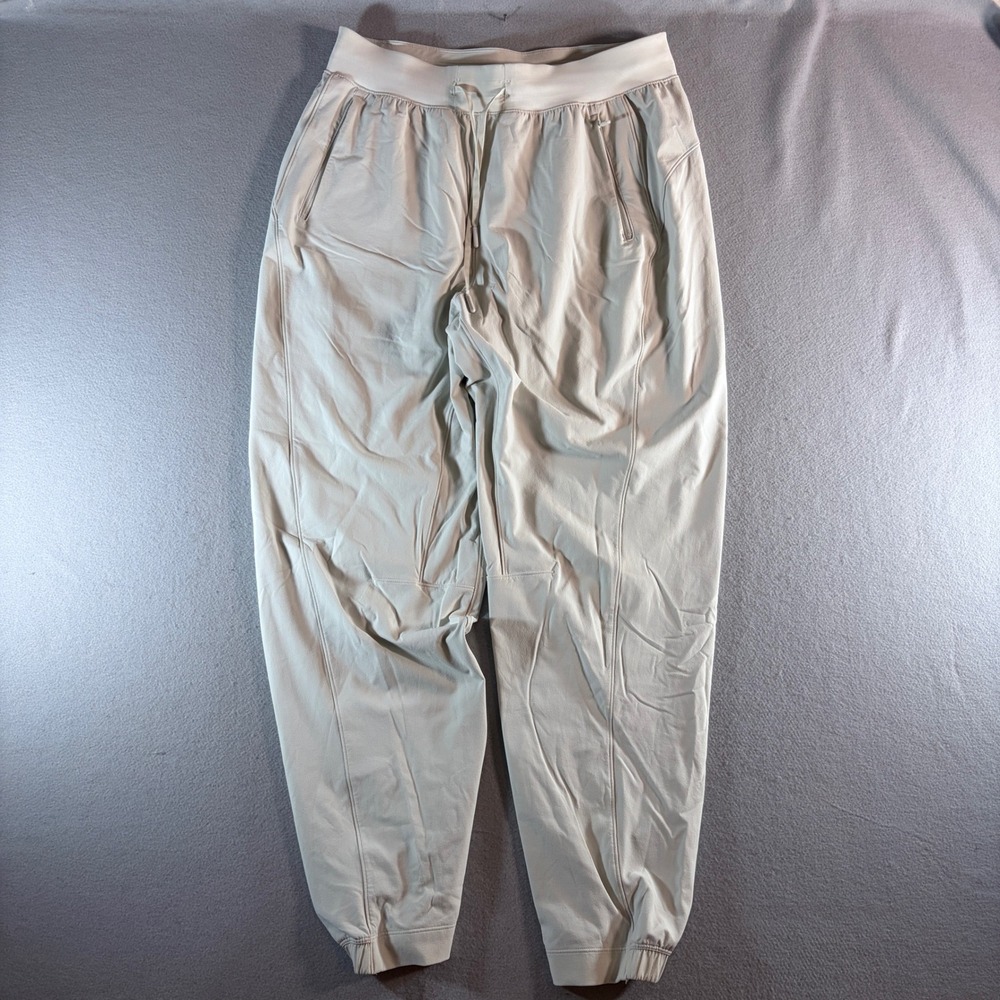 Lululemon Lab Mens Jogger Pants Beige Khaki LW5FQQS Size 10 Athletic Training